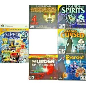 Lot 40+ Viva Mysteries Hidden Object Mystery Adventure PC Games CD-ROM Computer